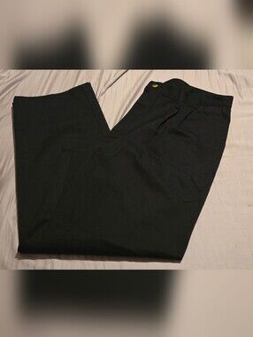 Legendary Gold Khakis Black Straight-Leg Dress Pants